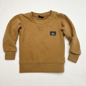 BinkyBro crew neck brown rust crewneck sweatshirt 6-12 mo